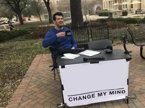 Change My Mind meme about Wonderskin